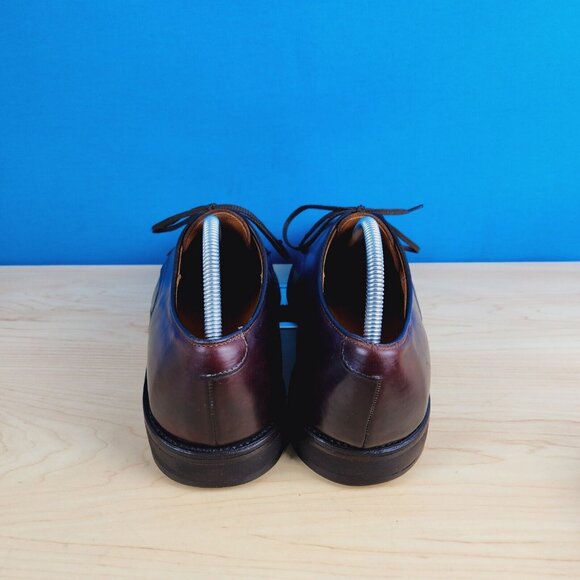 Allen Edmonds Holbrook 2002 Vtg Mens Size 10 Shoes Brown leather Blucher‎ shoes main image 11
